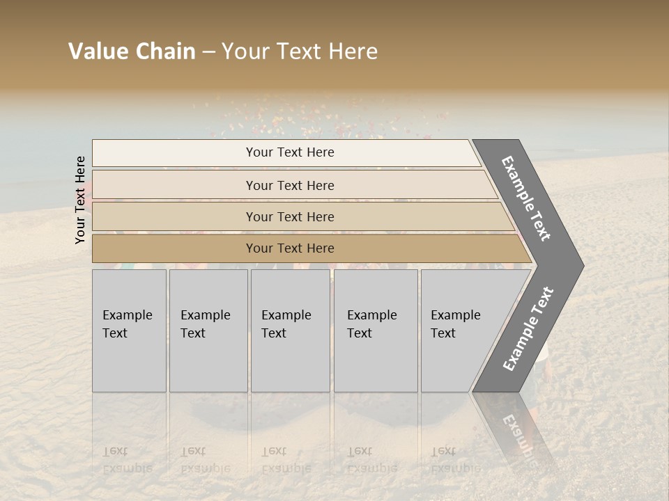 Coast Love Female PowerPoint Template