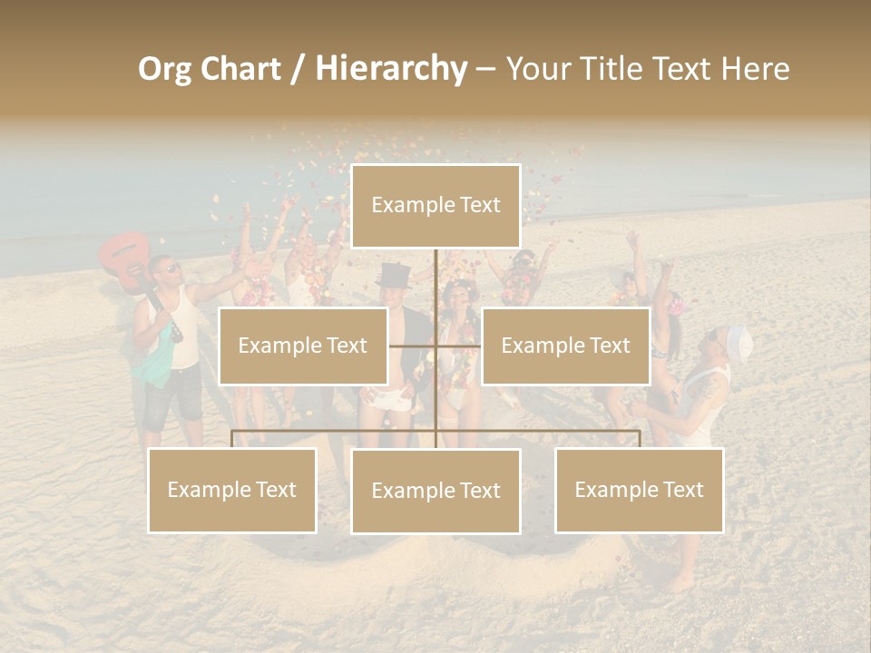 Coast Love Female PowerPoint Template