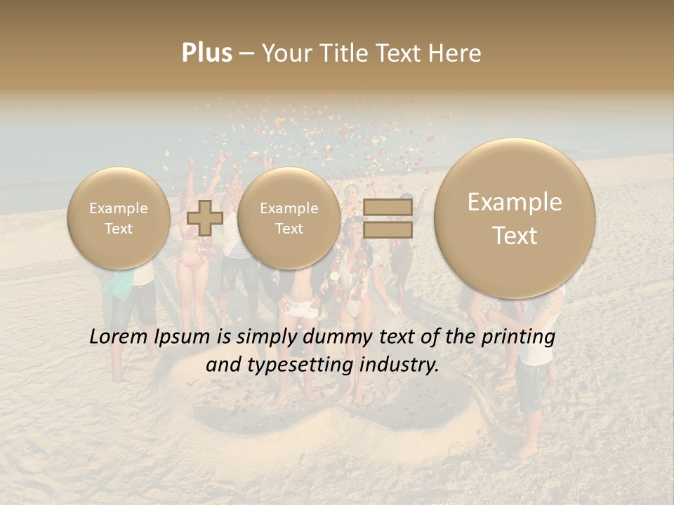 Coast Love Female PowerPoint Template