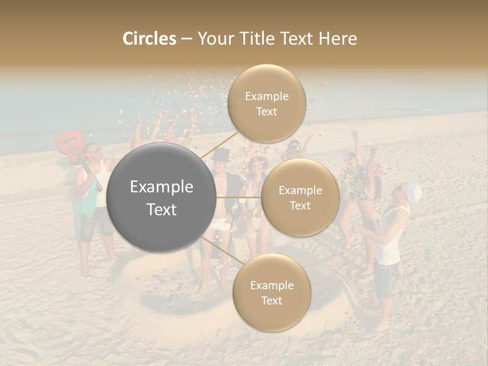 Coast Love Female PowerPoint Template