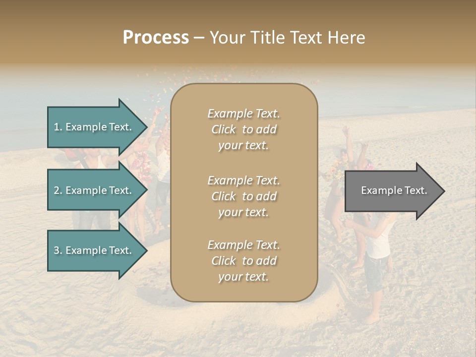 Coast Love Female PowerPoint Template