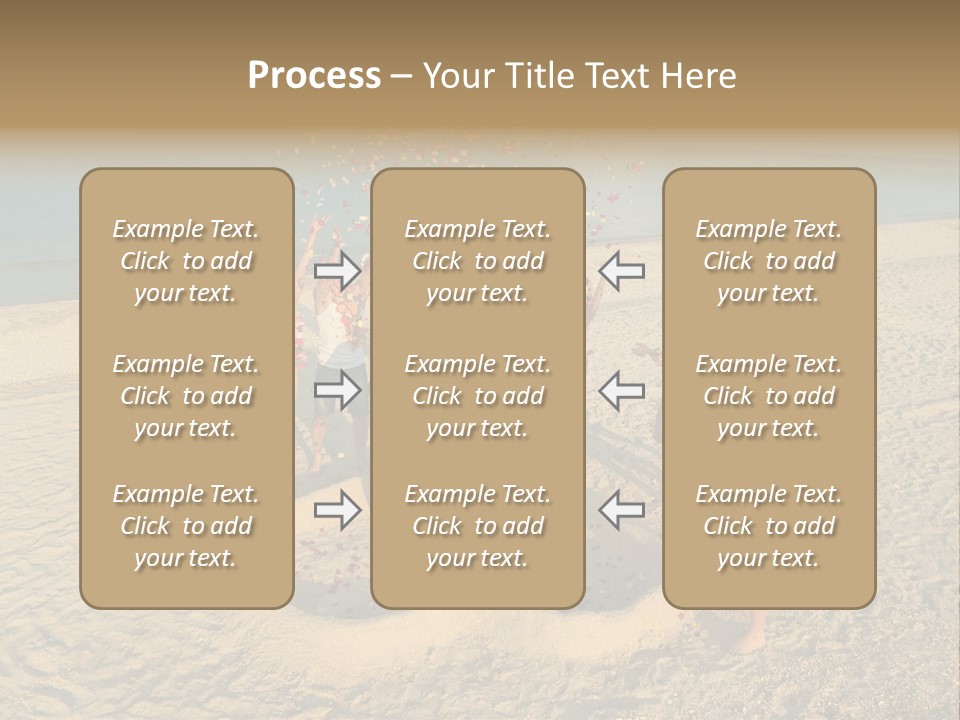 Coast Love Female PowerPoint Template