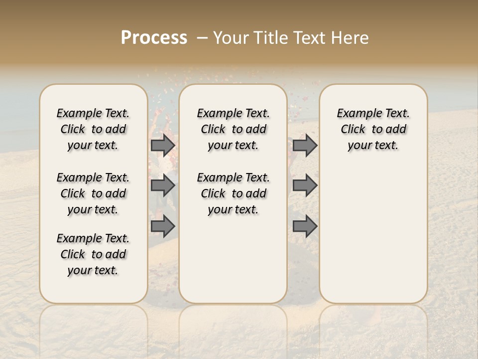 Coast Love Female PowerPoint Template