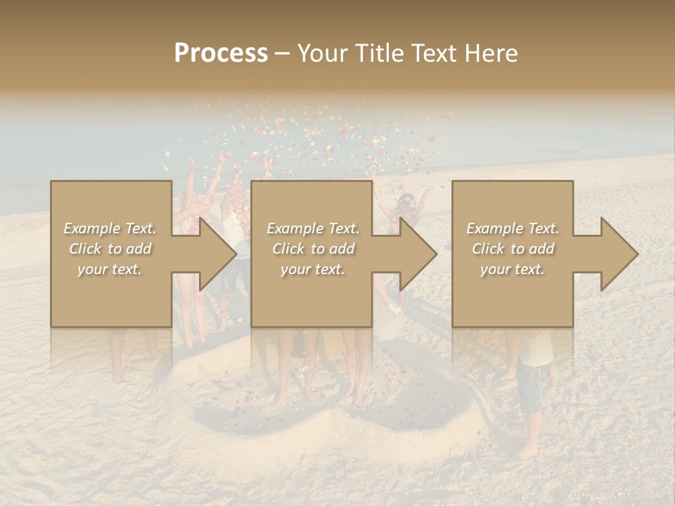 Coast Love Female PowerPoint Template