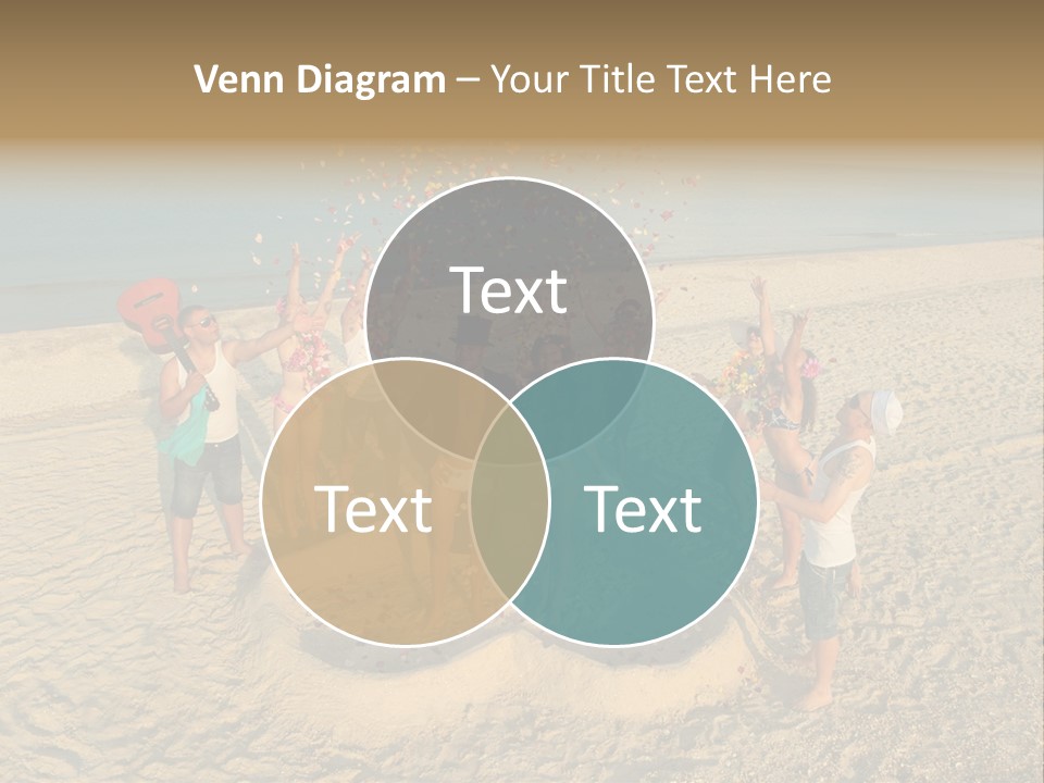 Coast Love Female PowerPoint Template