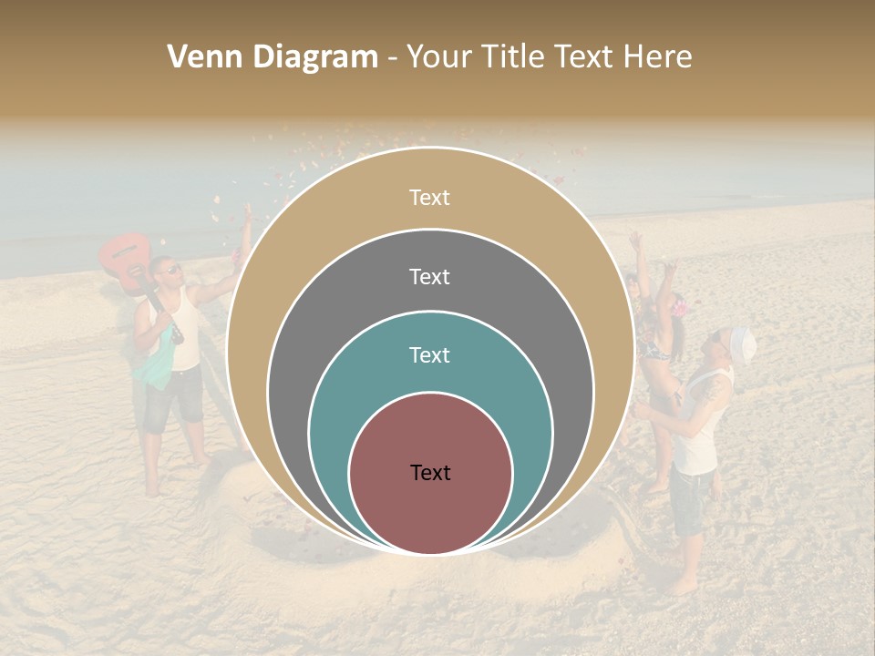 Coast Love Female PowerPoint Template