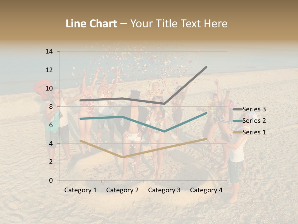 Coast Love Female PowerPoint Template
