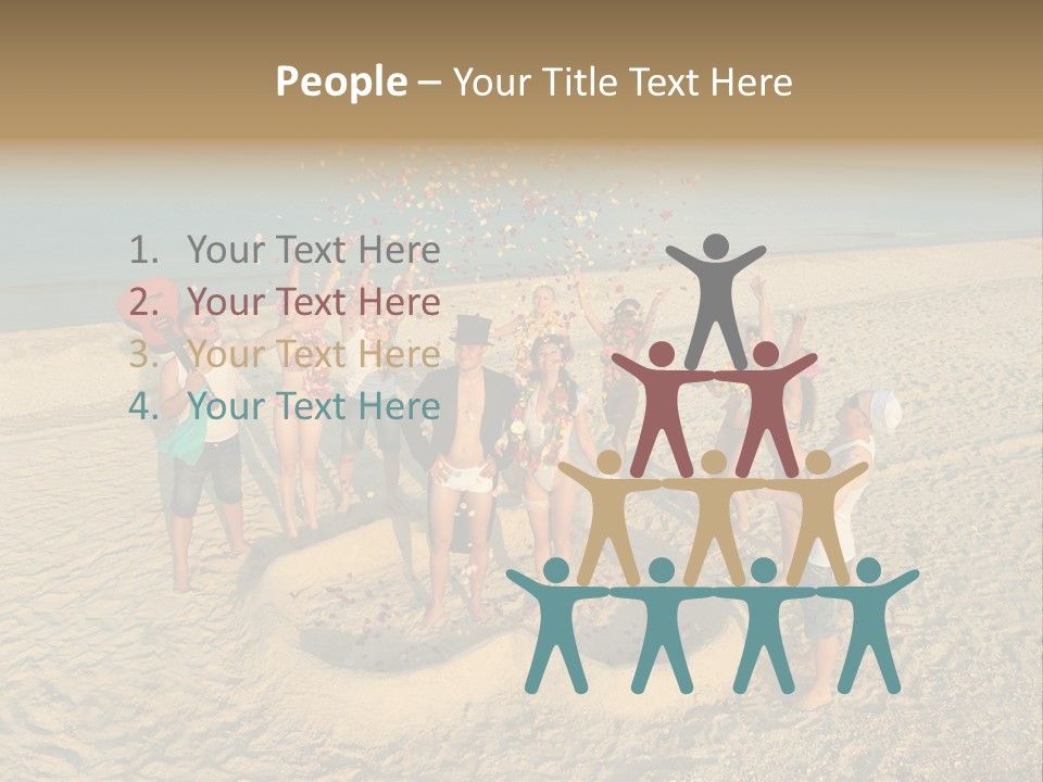 Coast Love Female PowerPoint Template