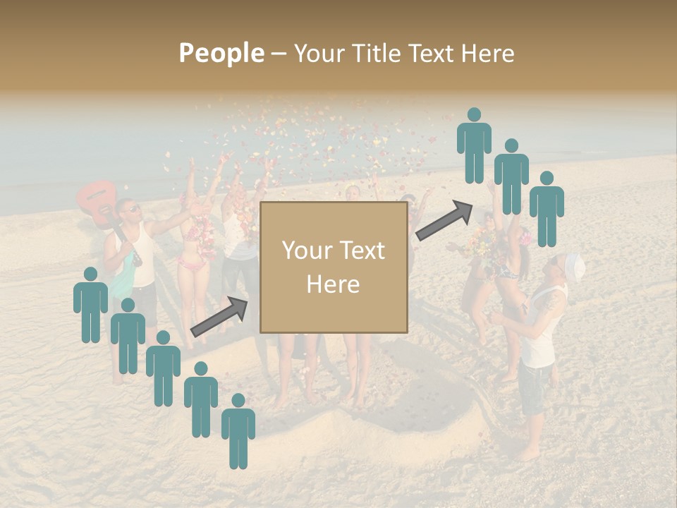 Coast Love Female PowerPoint Template