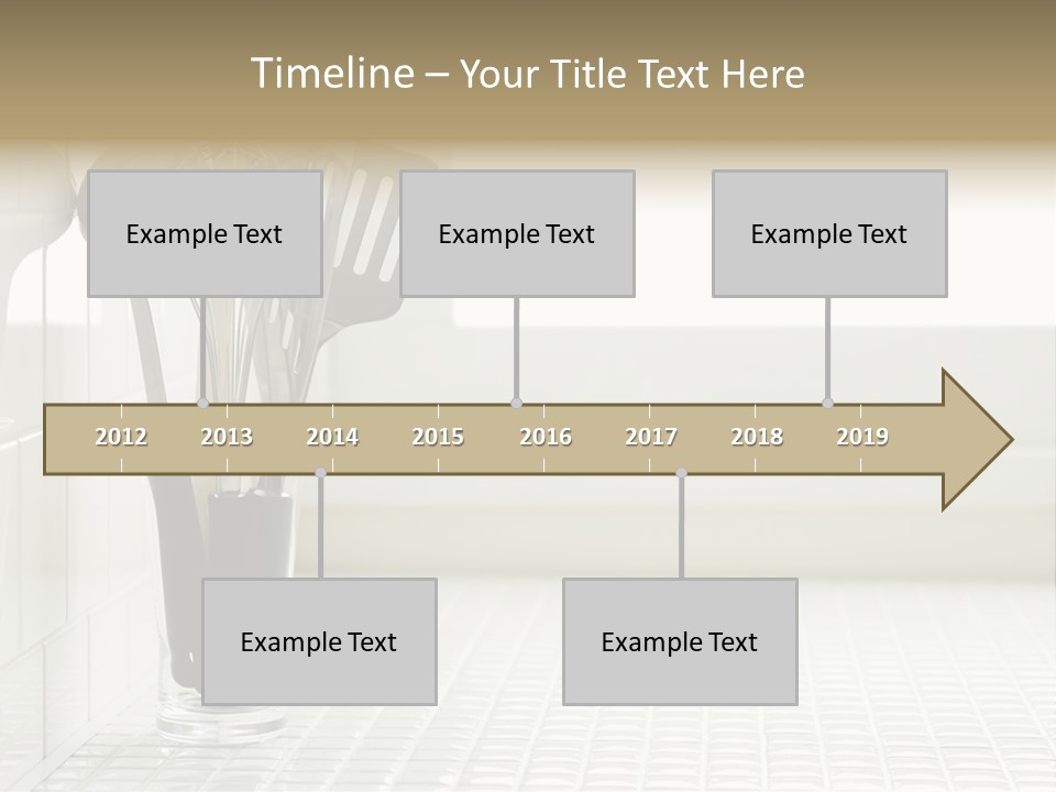Whisk Silver Utensil PowerPoint Template