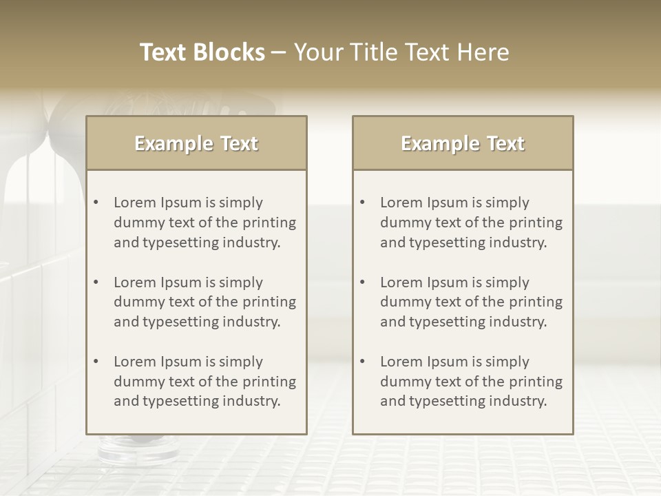 Whisk Silver Utensil PowerPoint Template