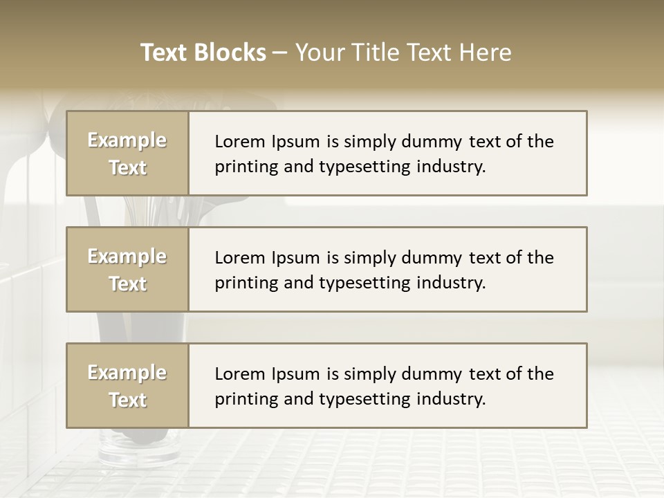 Whisk Silver Utensil PowerPoint Template