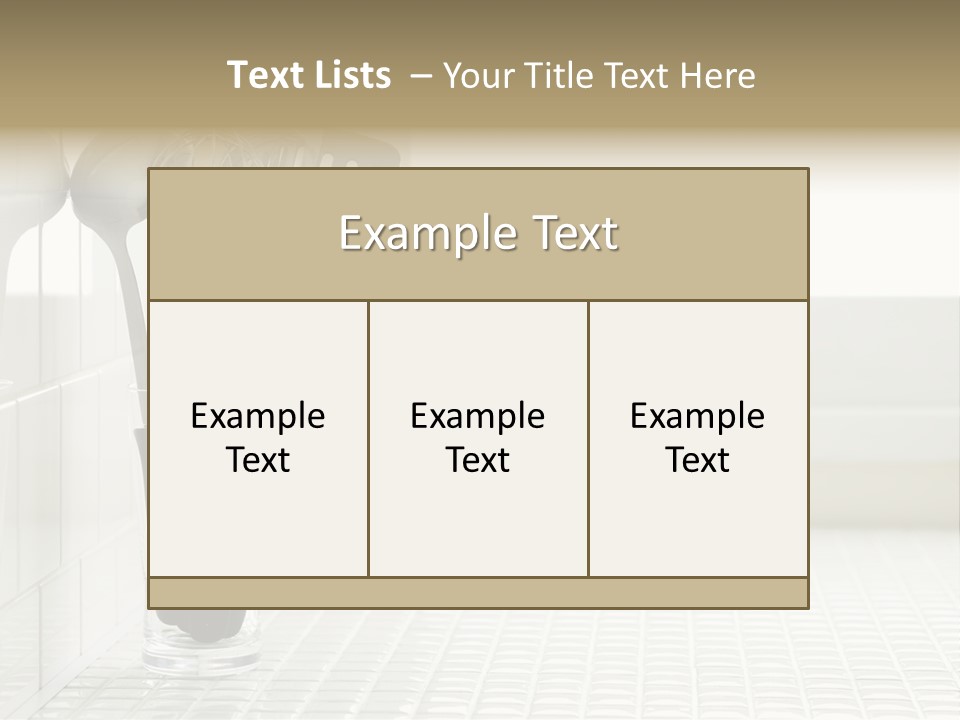Whisk Silver Utensil PowerPoint Template