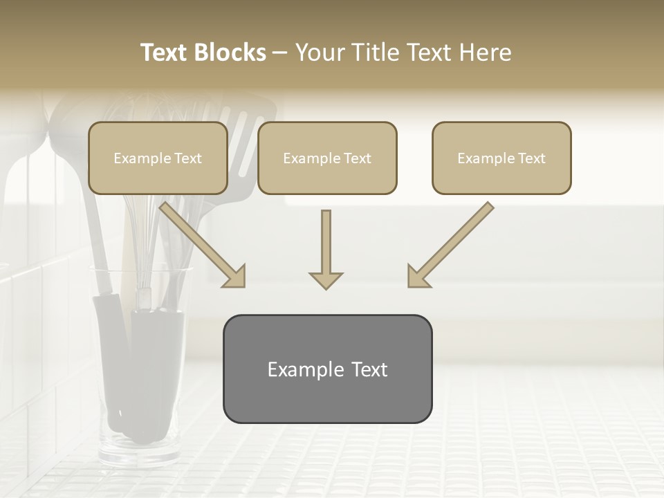 Whisk Silver Utensil PowerPoint Template
