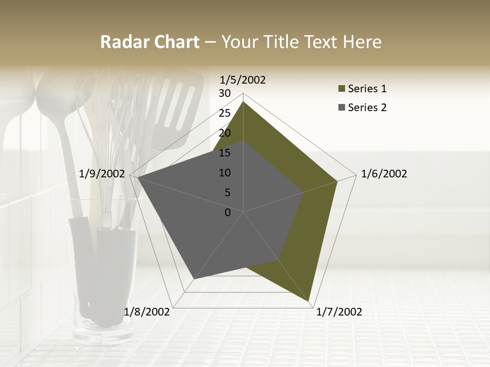 Whisk Silver Utensil PowerPoint Template
