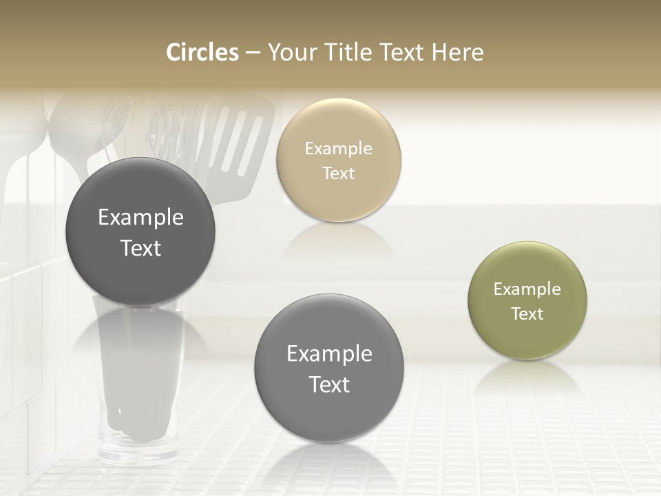 Whisk Silver Utensil PowerPoint Template