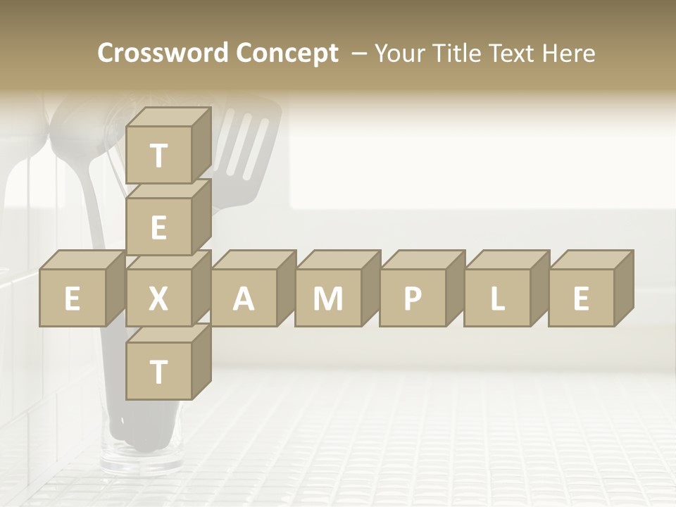 Whisk Silver Utensil PowerPoint Template
