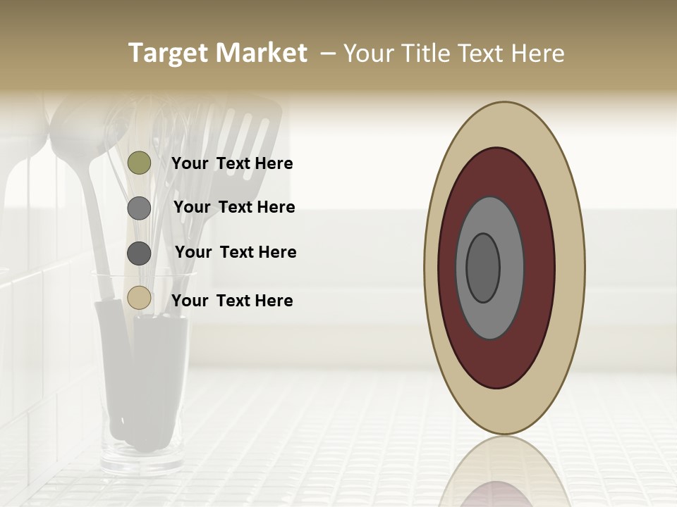 Whisk Silver Utensil PowerPoint Template