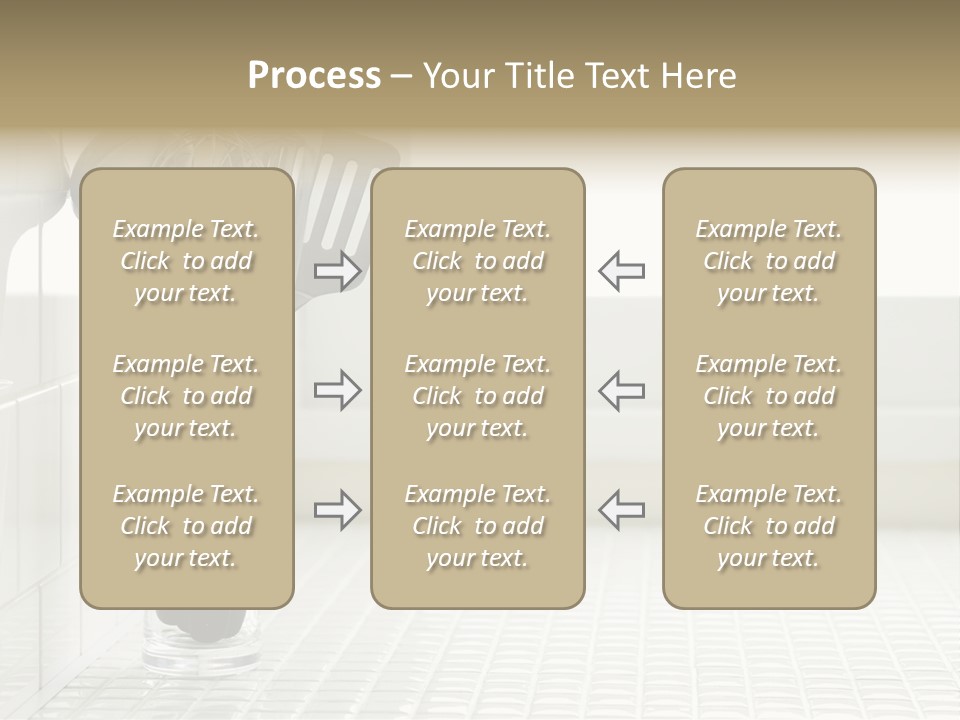Whisk Silver Utensil PowerPoint Template