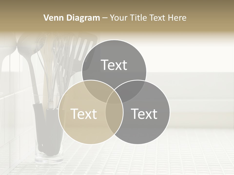 Whisk Silver Utensil PowerPoint Template