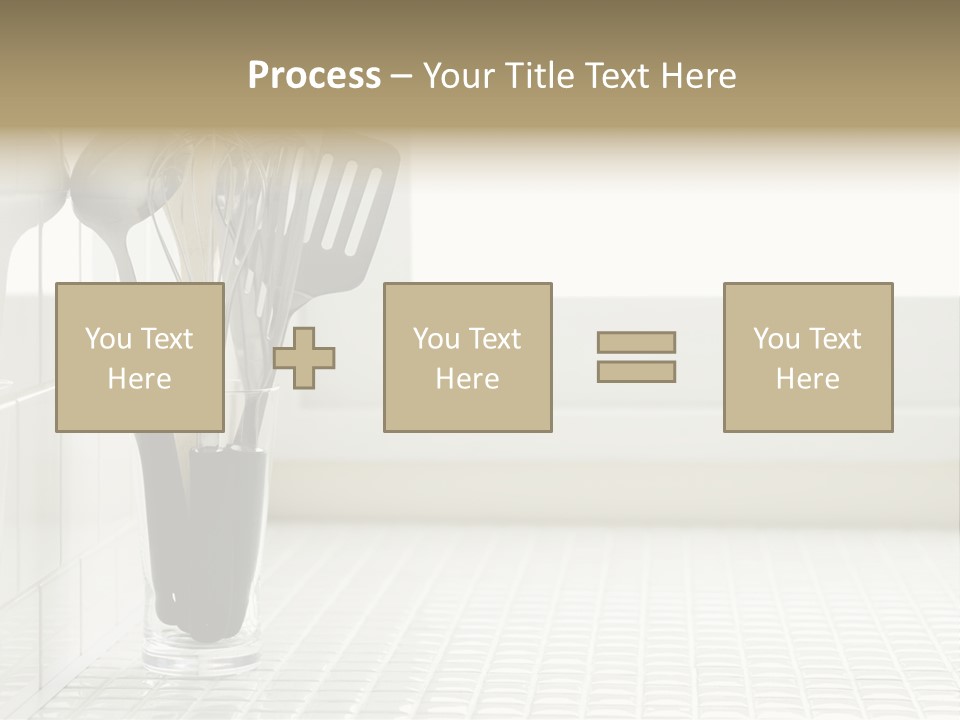 Whisk Silver Utensil PowerPoint Template
