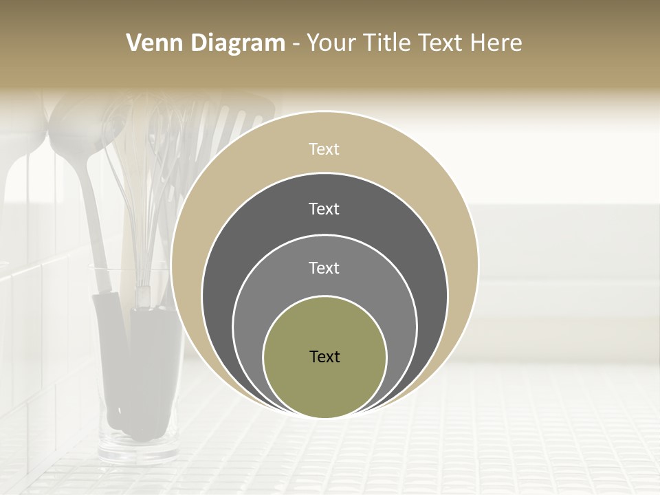 Whisk Silver Utensil PowerPoint Template