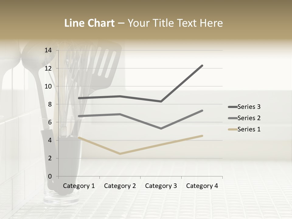Whisk Silver Utensil PowerPoint Template