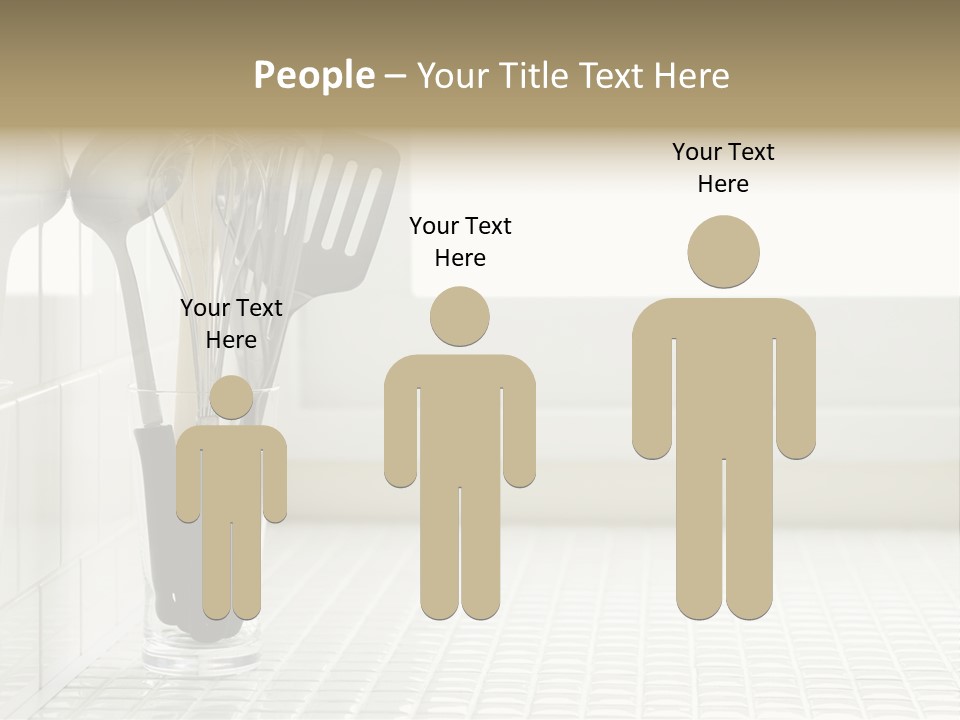 Whisk Silver Utensil PowerPoint Template