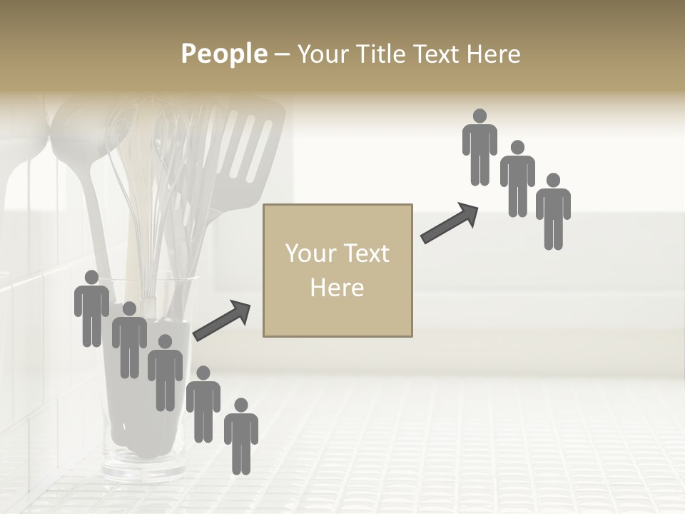 Whisk Silver Utensil PowerPoint Template