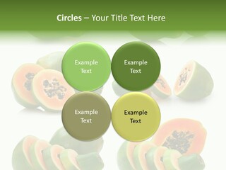 Fruit Sweet Papaya PowerPoint Template