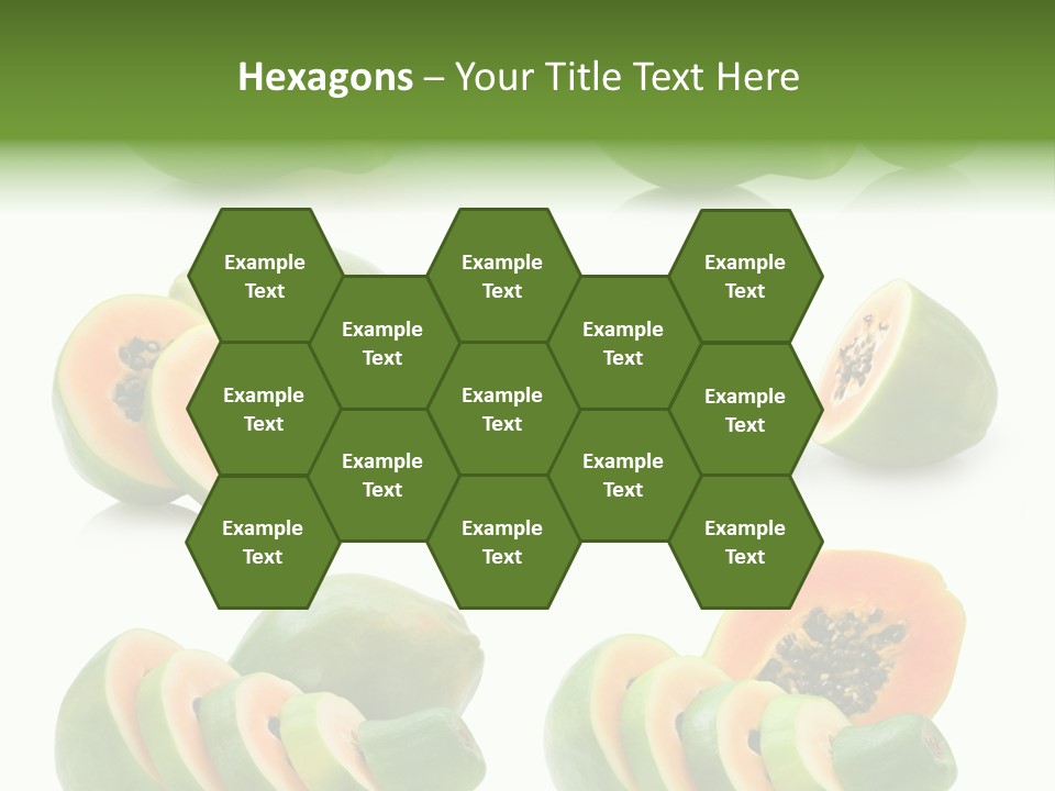 Fruit Sweet Papaya PowerPoint Template