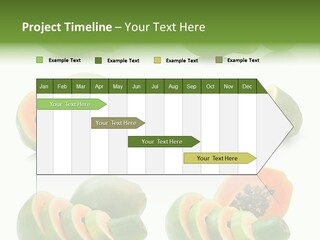 Fruit Sweet Papaya PowerPoint Template