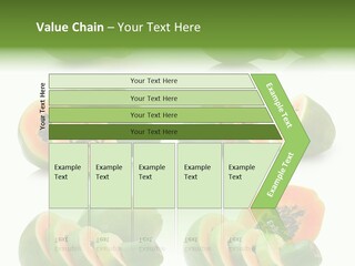 Fruit Sweet Papaya PowerPoint Template