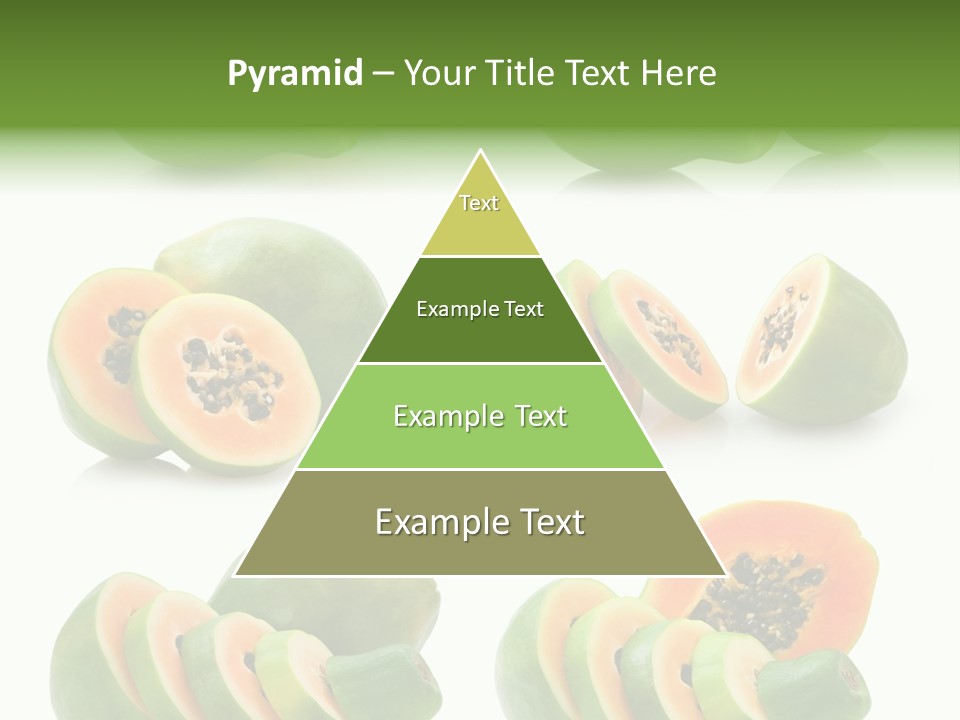 Fruit Sweet Papaya PowerPoint Template
