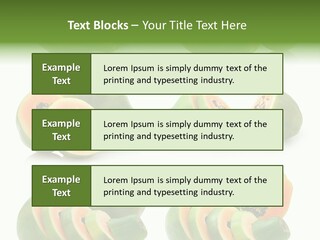 Fruit Sweet Papaya PowerPoint Template