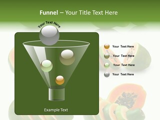 Fruit Sweet Papaya PowerPoint Template