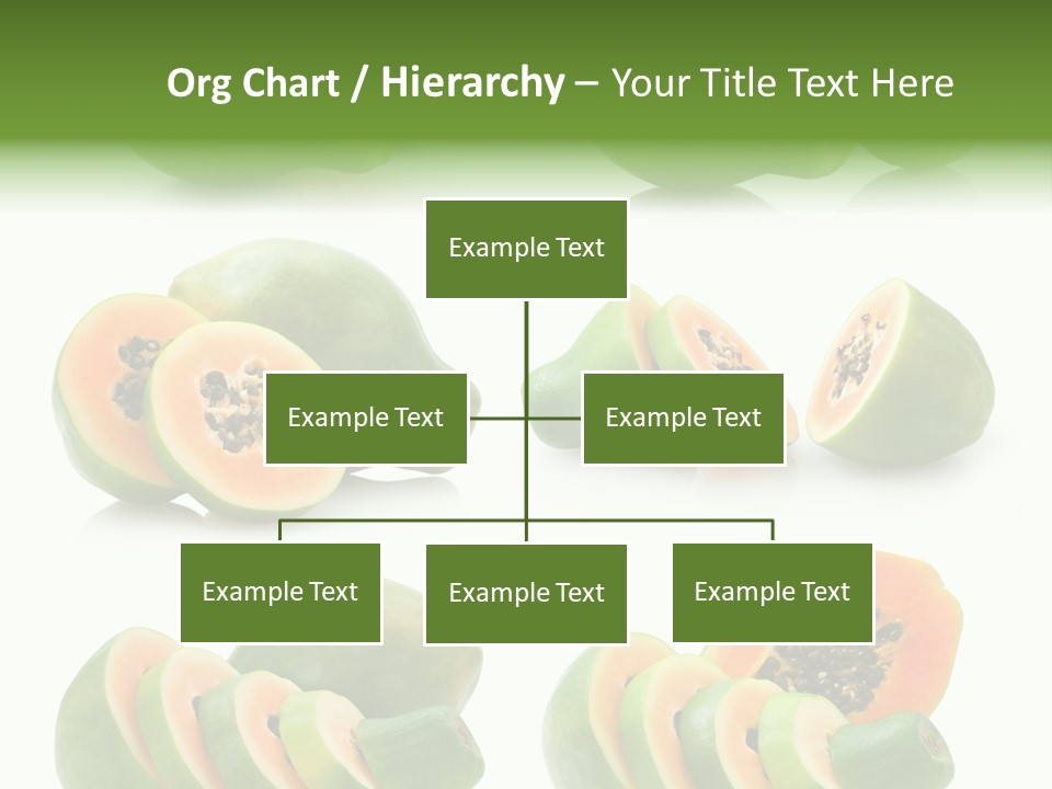 Fruit Sweet Papaya PowerPoint Template