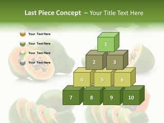 Fruit Sweet Papaya PowerPoint Template