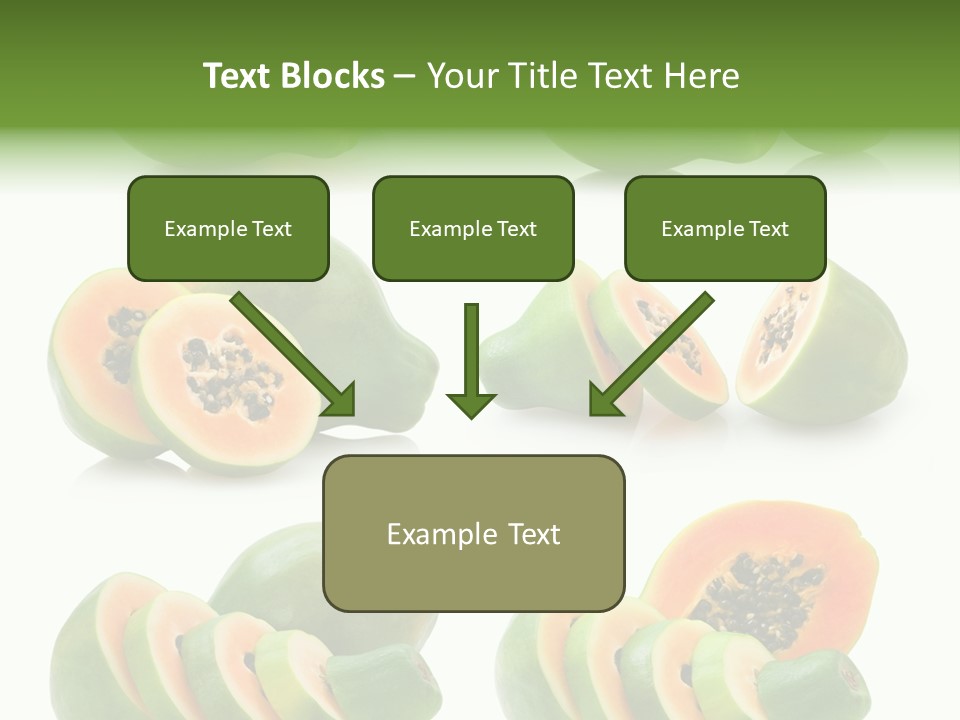 Fruit Sweet Papaya PowerPoint Template