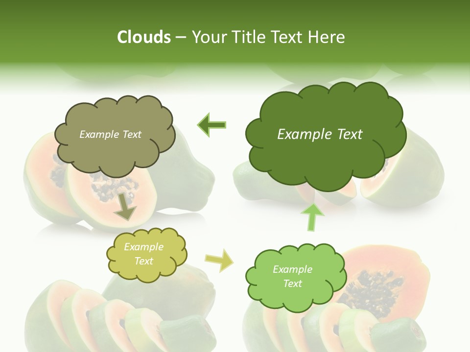 Fruit Sweet Papaya PowerPoint Template