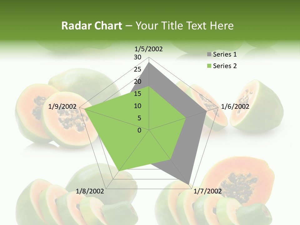 Fruit Sweet Papaya PowerPoint Template