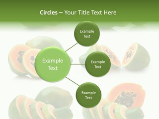 Fruit Sweet Papaya PowerPoint Template