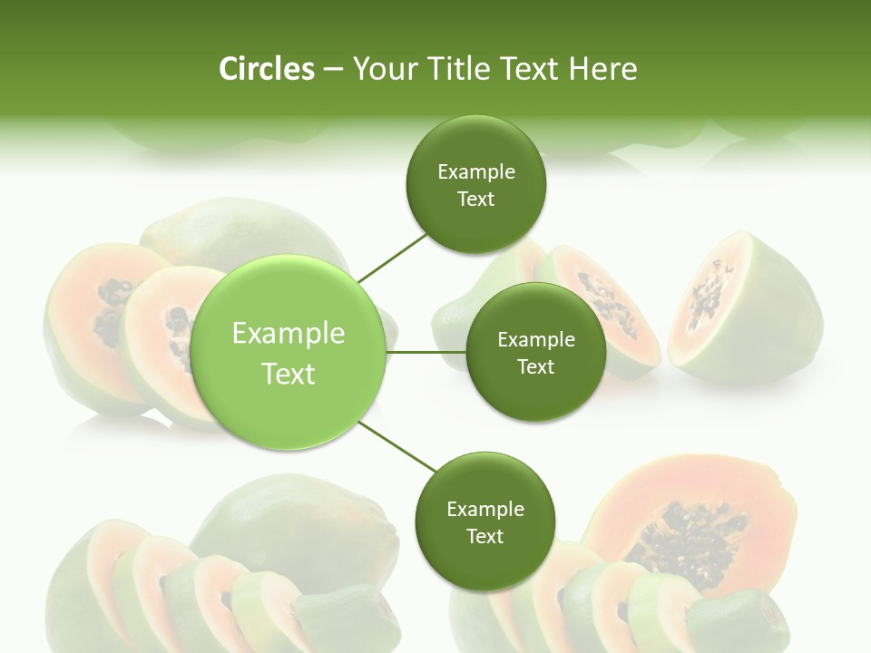 Fruit Sweet Papaya PowerPoint Template