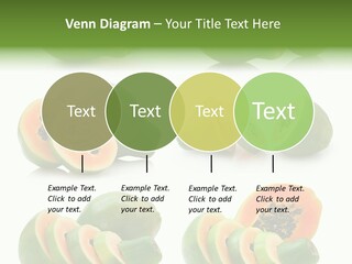 Fruit Sweet Papaya PowerPoint Template