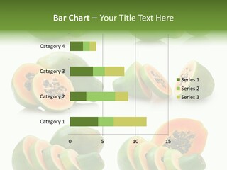 Fruit Sweet Papaya PowerPoint Template