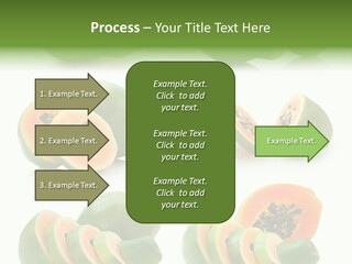 Fruit Sweet Papaya PowerPoint Template