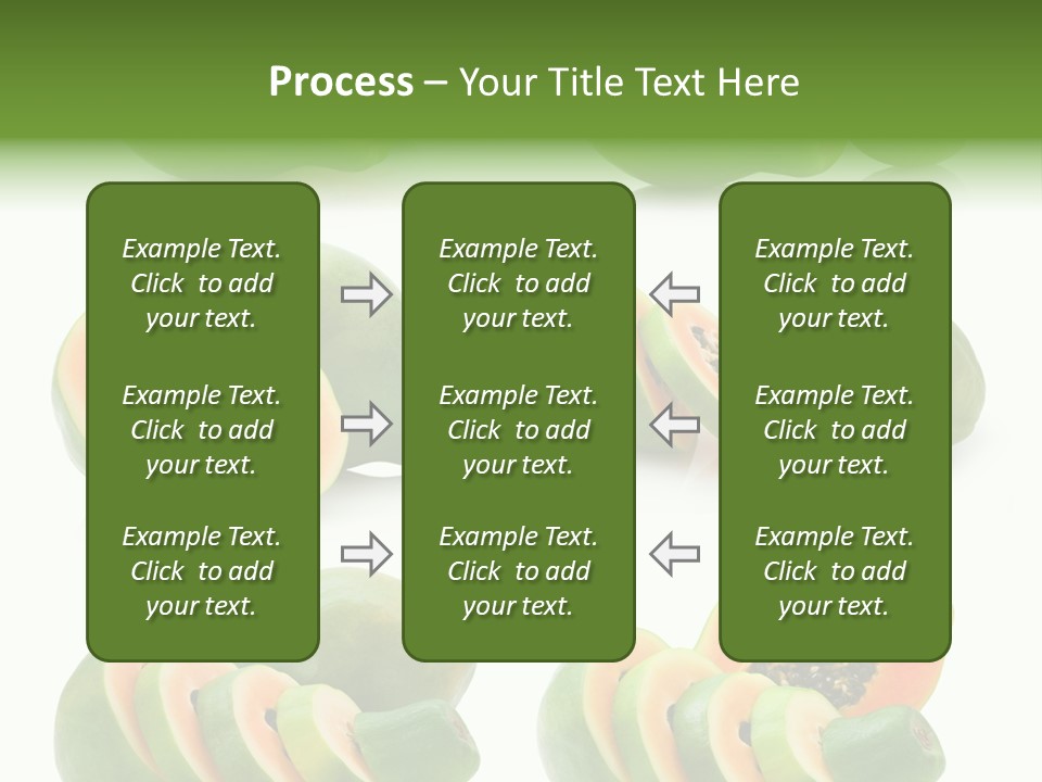 Fruit Sweet Papaya PowerPoint Template