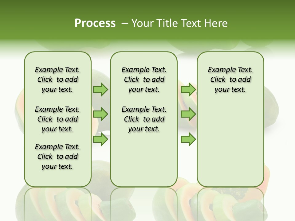 Fruit Sweet Papaya PowerPoint Template