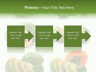 Fruit Sweet Papaya PowerPoint Template