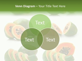 Fruit Sweet Papaya PowerPoint Template